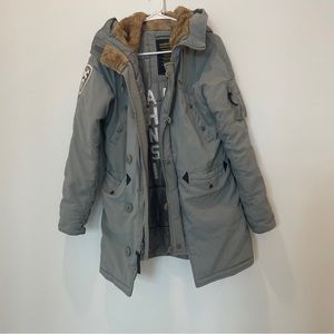 Alpha Industries Altitude Parka - Alaska Green in XS